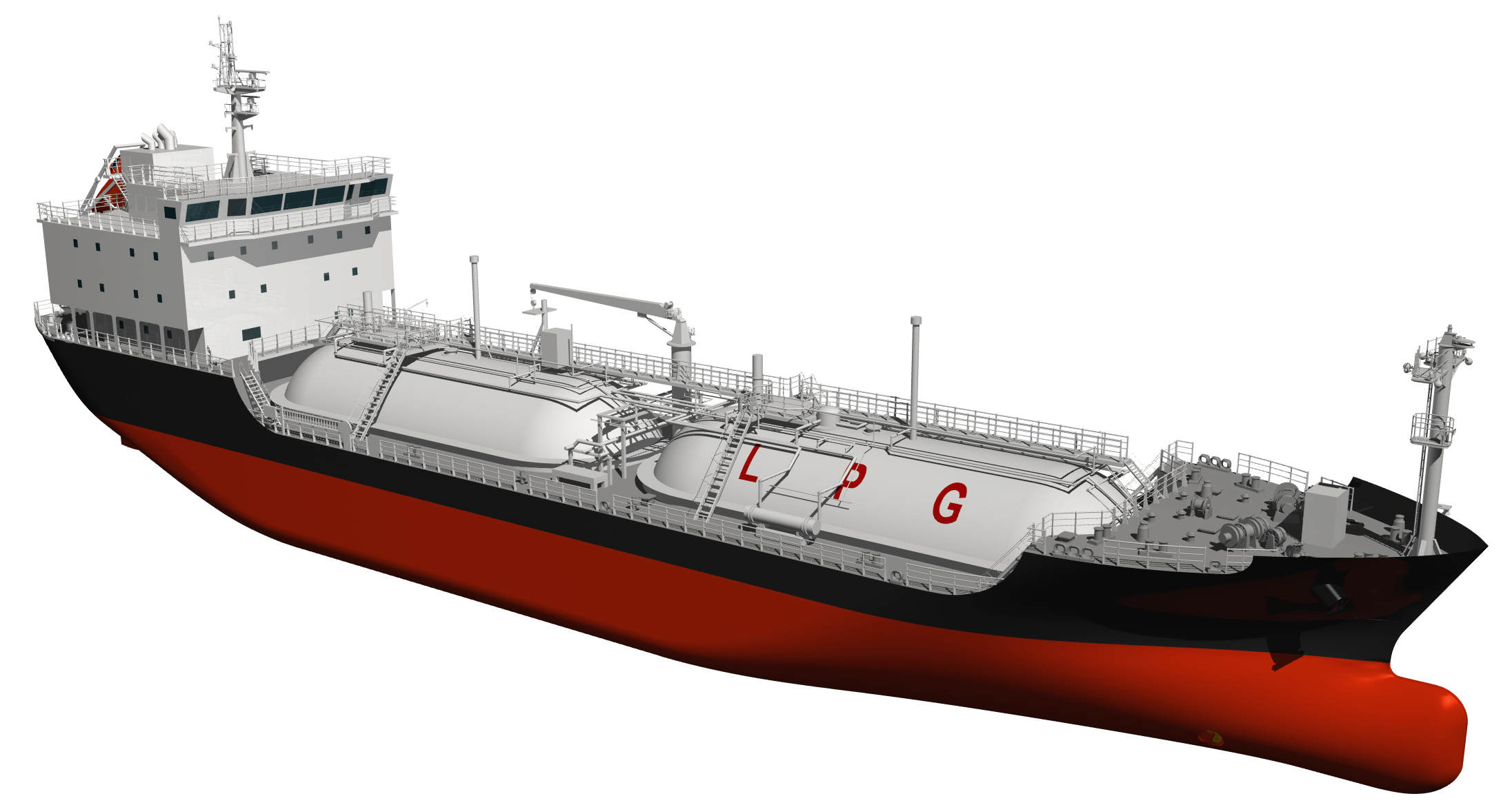 TSUNEISHI SHIPBUILDING receives order for first LPG carrier (exterior image)