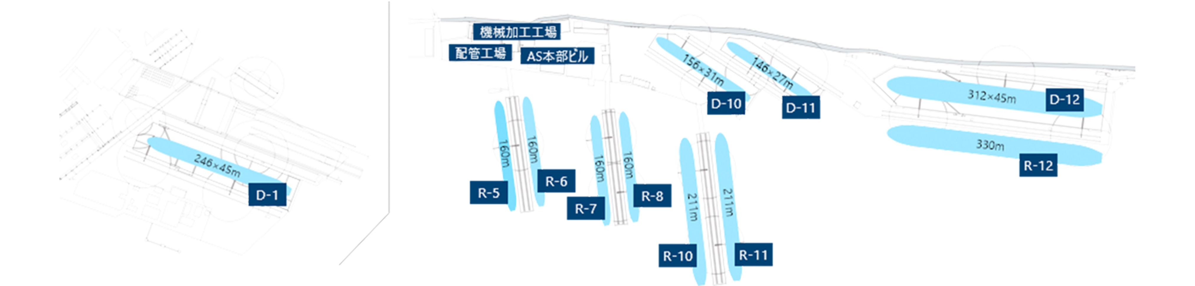 ドック・岸壁見取り図