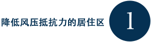 降低风压抵抗力的居住区